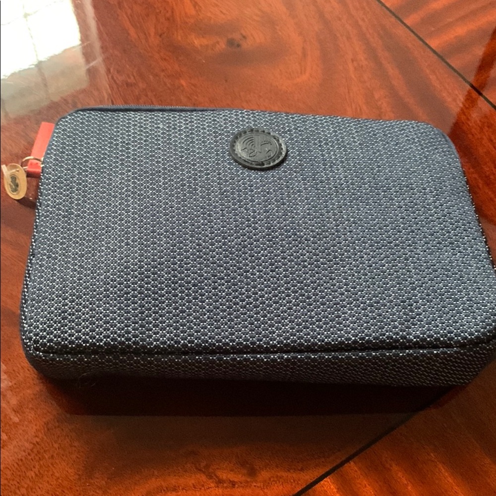 Stylish Black and Gray Textured Clutch
